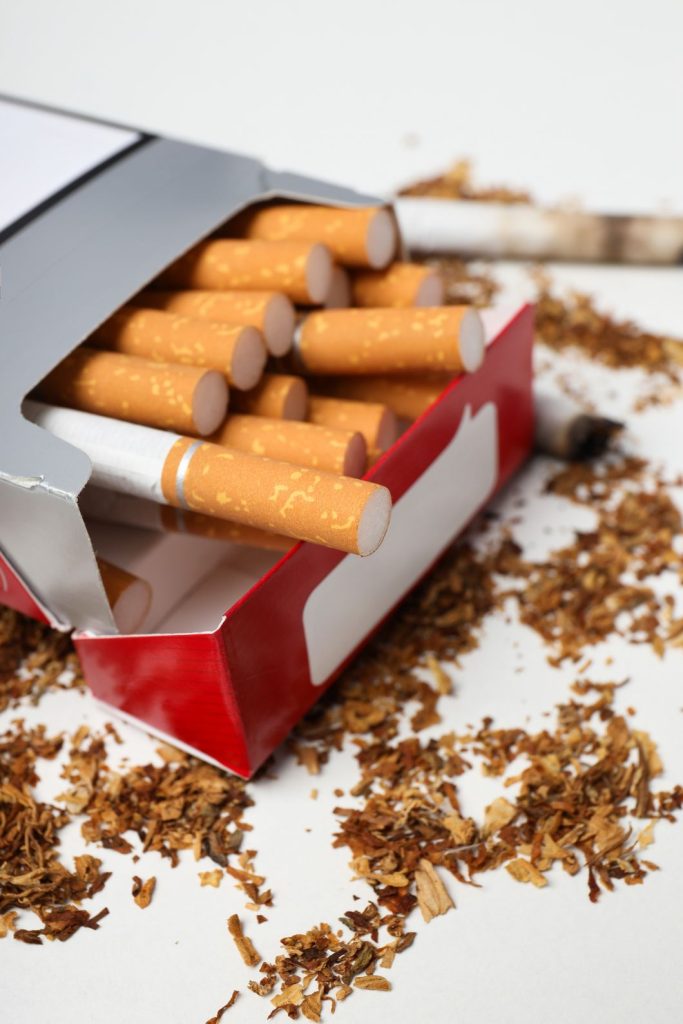 An exclusive pack of cigarettes at Executive Estate